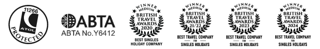 ATOL, ABTA and British Travel Awards icons